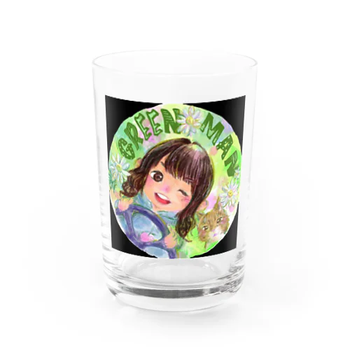 ぐりーんまん オリジナル Water Glass