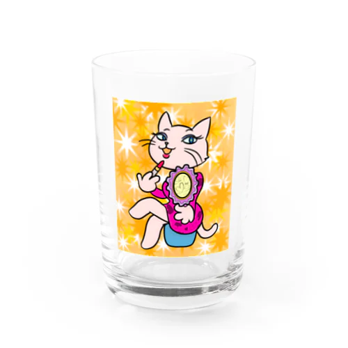 メイクアップ　キャット Water Glass