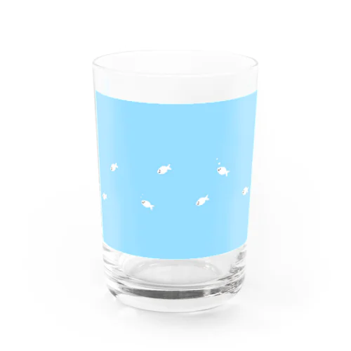 真っ直ぐ進め魚くん🐟 Water Glass