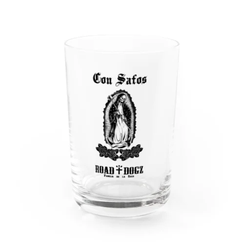 Santa Muerte Water Glass