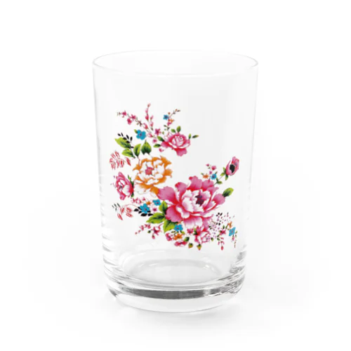 台湾花様  Water Glass