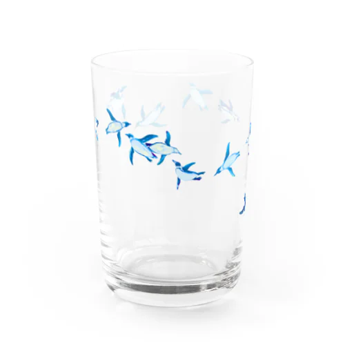 空飛ぶペンギン Water Glass