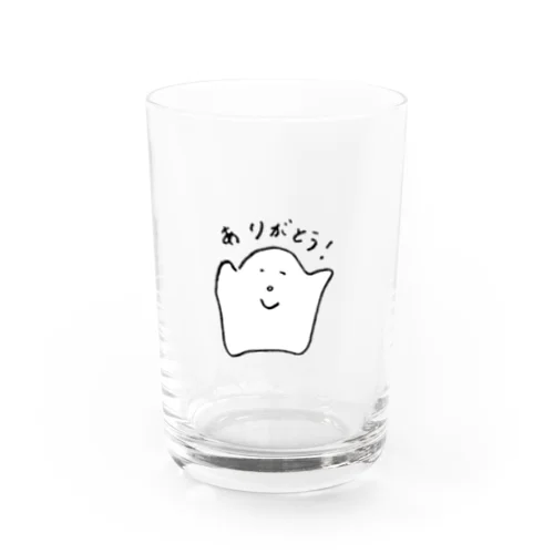 あのふわふわの子、ありがとう Water Glass