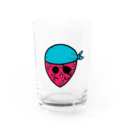 いちごのチーゴくん　海賊バンダナ Water Glass