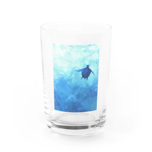 楽園　うみがめ Water Glass