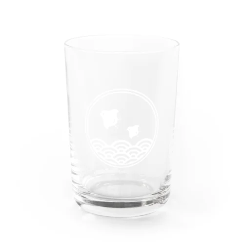 Chidori&Seigaiha　3ｗ Water Glass