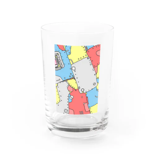 patchwork Water Glass