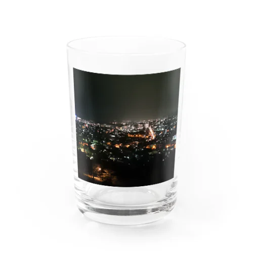 Night Scape Water Glass