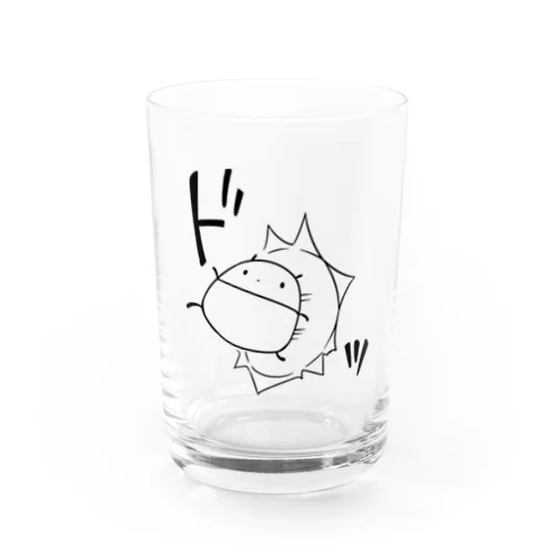 アクティブに限界突破するパンダ Water Glass