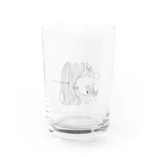 Love yourself . Water Glass