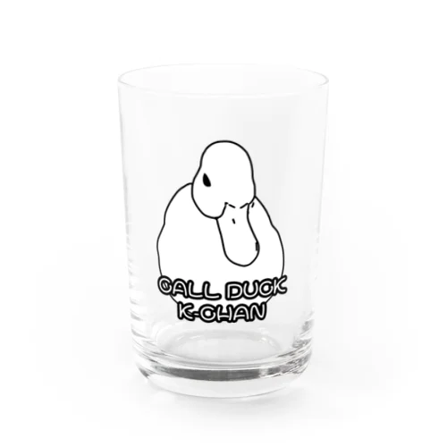 CALL DUCK K-CHAN Water Glass