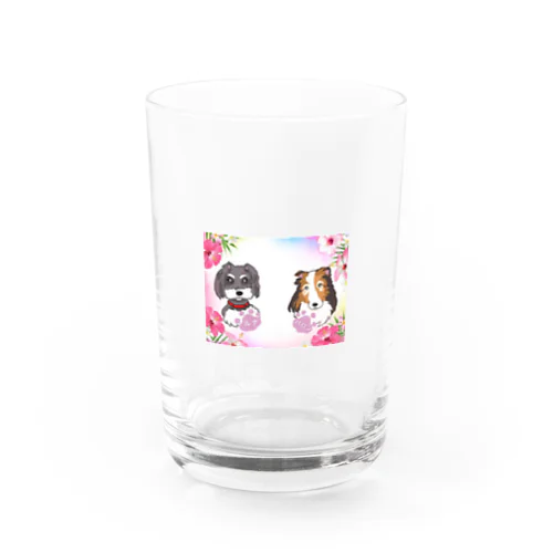 バロン君＆ルナちゃん Water Glass