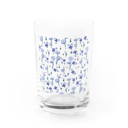 北欧の花と小鳥たち Water Glass