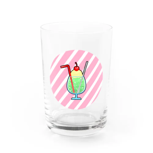 クリームソーダ Water Glass