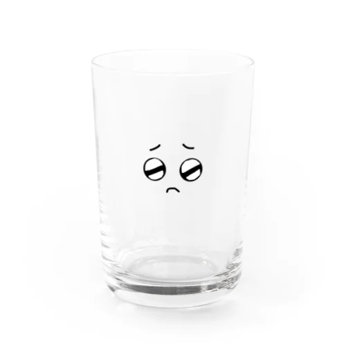 ぴえん顔 Water Glass