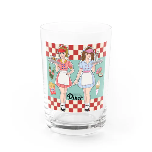 アメリカンダイナー Water Glass