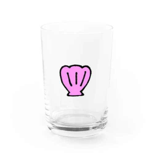 ピンクの貝がら Water Glass