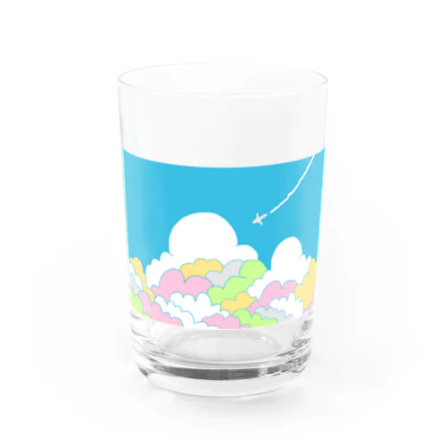 入道雲とひこうき雲 Water Glass