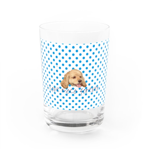 ブルードットモコさん Water Glass
