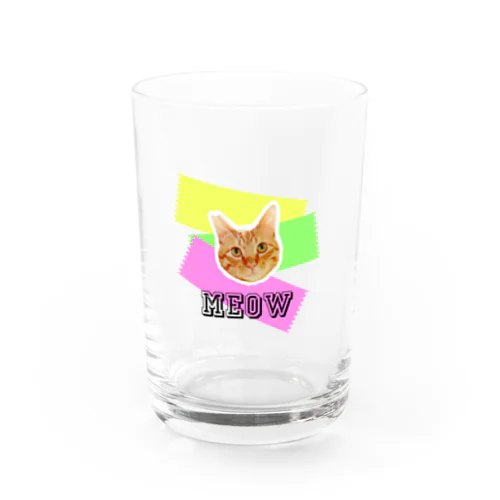 ネコチャン　ネオン Water Glass