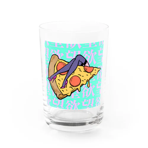 欲望のピザ🍕　GUILTY PLEASURE PIZZA HIGH HEEL Water Glass