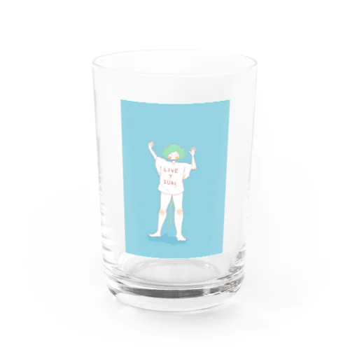 『LIVE T SUKI』ライブTのねこぱんちゃん Water Glass