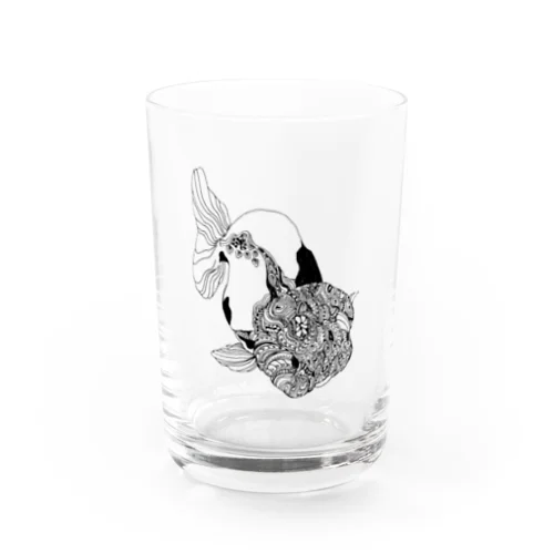 らんちう　(yowmoreyow.) Water Glass