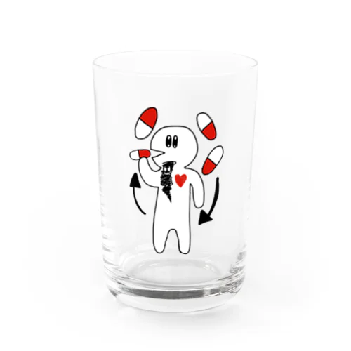 飲み過ぎ注意！くん Water Glass