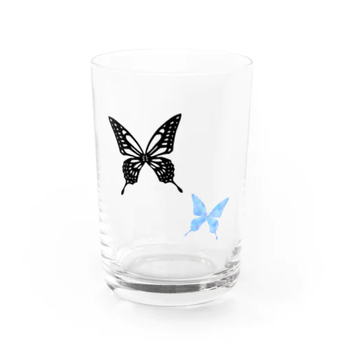 切り絵 －蝶－ グラス
