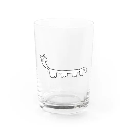 長い猫 グラス