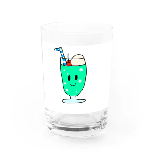 クリームソーダくん Water Glass