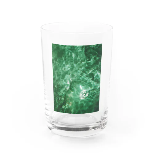 mint green Water Glass