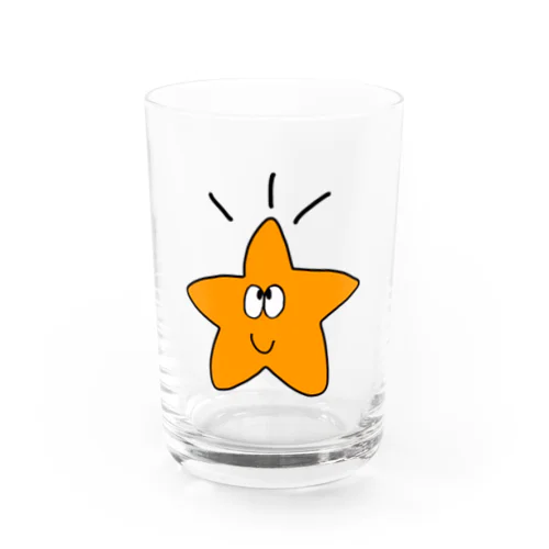 オレンジのライツくん Water Glass