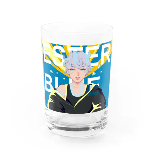 ESTER BLLUE  Water Glass