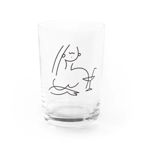 しっとりさん Water Glass