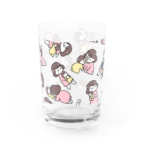 すこやかな母子 Water Glass