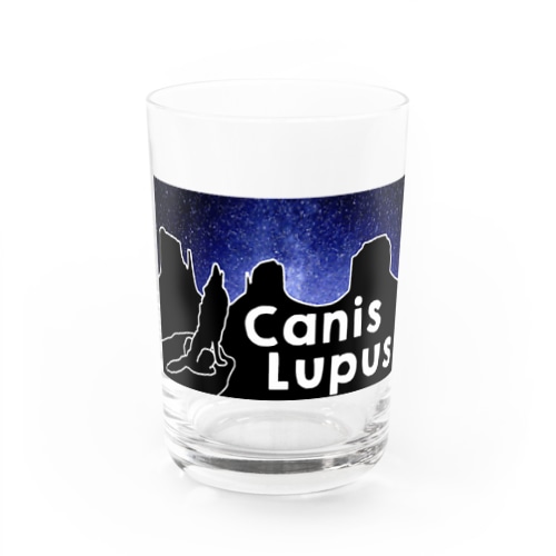 Canis Lupus Star Water Glass