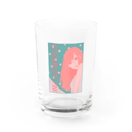 ストロベリーピンク Water Glass