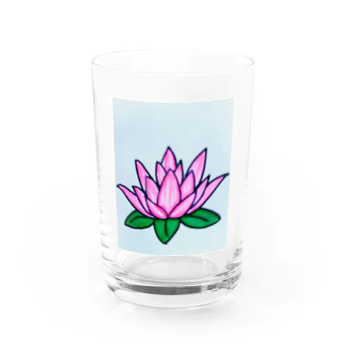 蓮花　ハス　ロータスカラー Water Glass