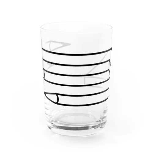 不可能立体ブリヴェット(悪魔の音叉)からの不可能鉛筆 Water Glass