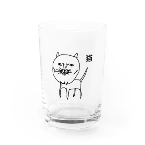 かわいいネコちゃん Water Glass