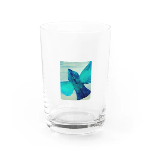 bluebird Water Glass