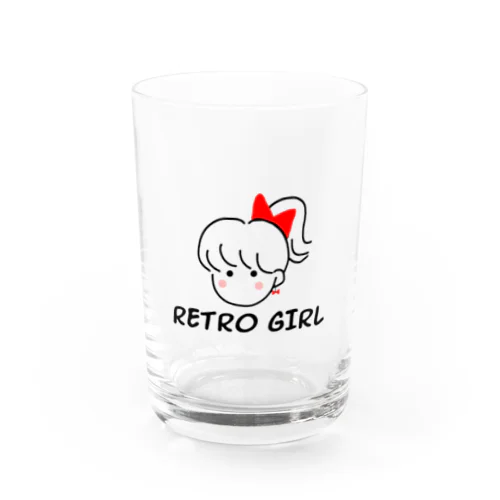 レトロガール Water Glass