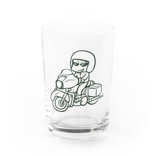 バイク乗りくん Water Glass