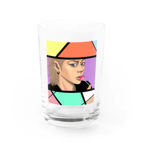 タバコ嫌いなんだょね。（モザイク） Water Glass