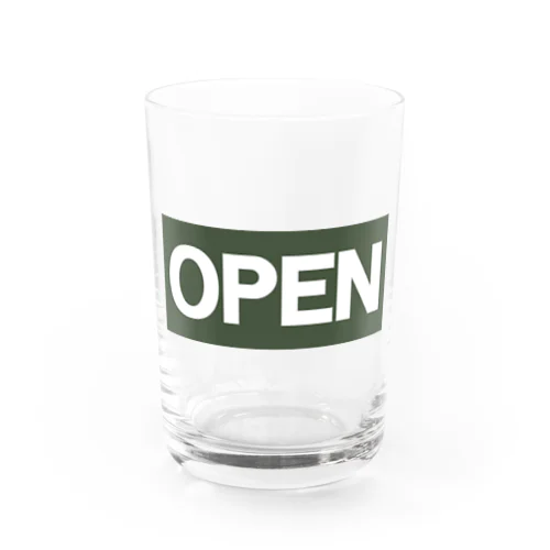 OPEN Water Glass