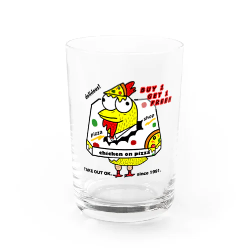 ぴざ おん chicken (こっぷ) Water Glass