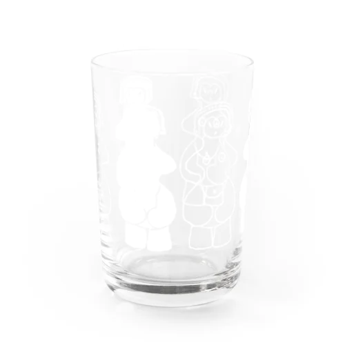 白☆ビーナスコップ Water Glass