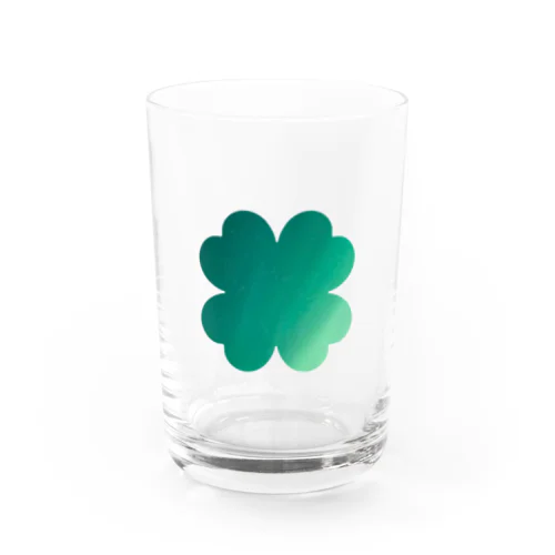 Clover Water Glass