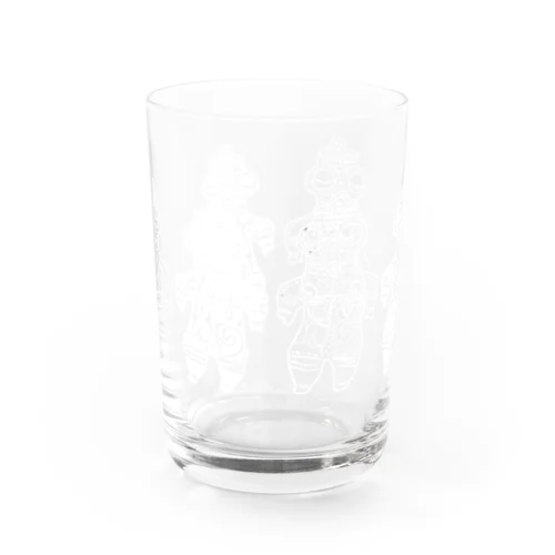 白☆遮光機土偶コップ Water Glass